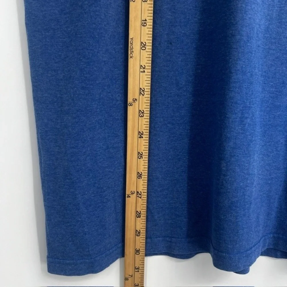 The North Face Men's Blue Heather Mountain Logo Graphic T-Shirt Size Large